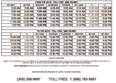 Greyhound Bus Schedule