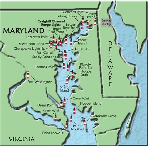 Maryland National Parks Map