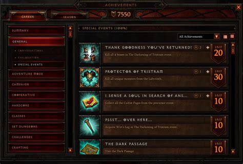 Darkening of Tristram Achievements - Bug Report - Diablo 3 Forums