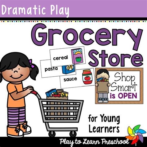 Grocery Store Dramatic Play Free Printables