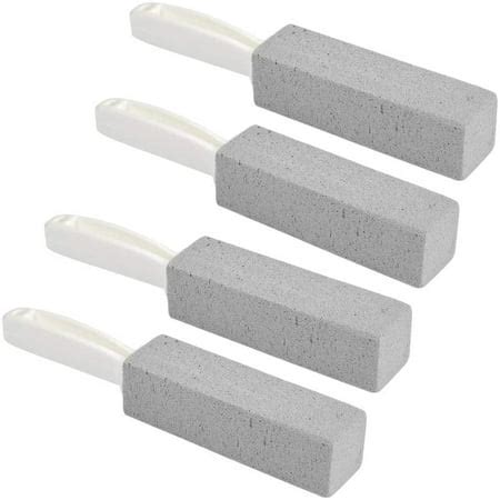 4 pieces pumice stone toilet cleaner with handle - toilet pumice stone ...