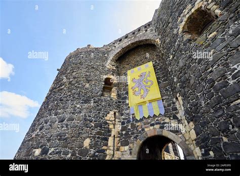 Carrickfergus Castle Stock Photo - Alamy