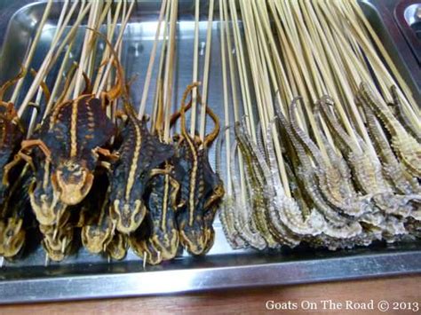 7 Seriously Strange Street Foods In China - Goats On The Road