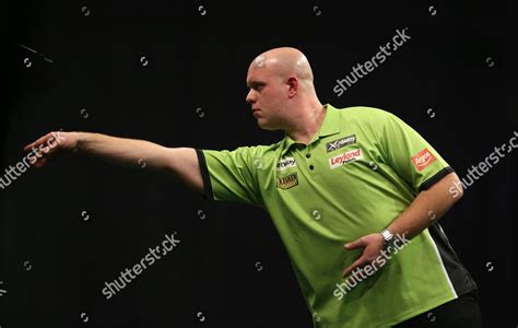 Michael Van Gerwen Action During Match Editorial Stock Photo - Stock ...