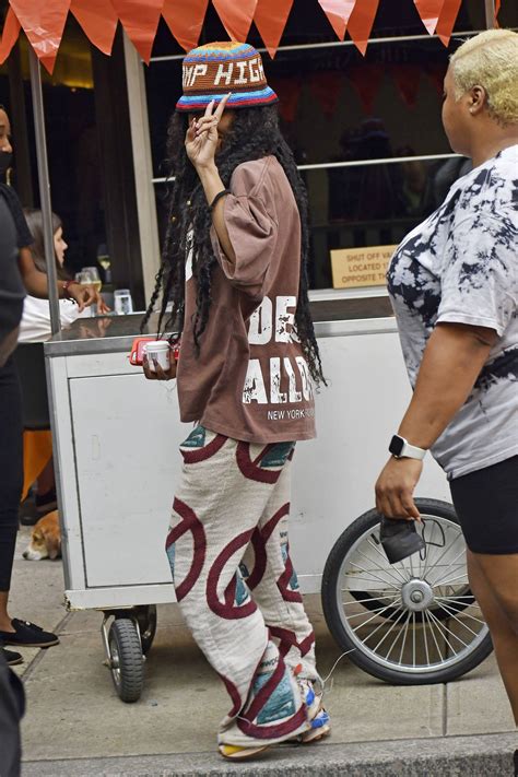 Teyana Taylor – Wears a bohemian ensemble while out in New York | GotCeleb