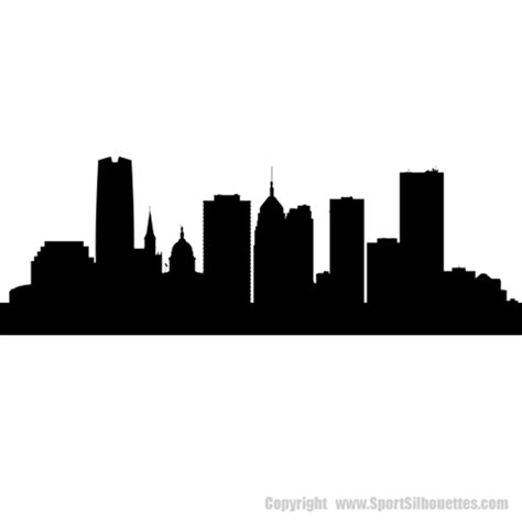 Oklahoma City SKYLINE DECALS (Wall Decor) Sports