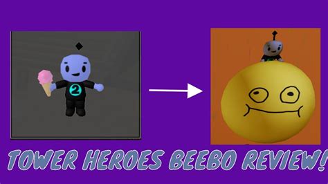 NEW TOWER BEEBO REVIEW IN TOWER HEROES - YouTube