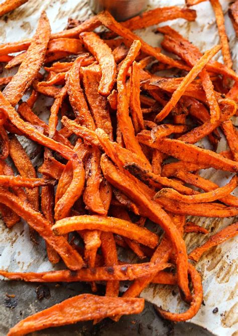 Extra Crispy Baked Sweet Potato Fries - Layers of Happiness