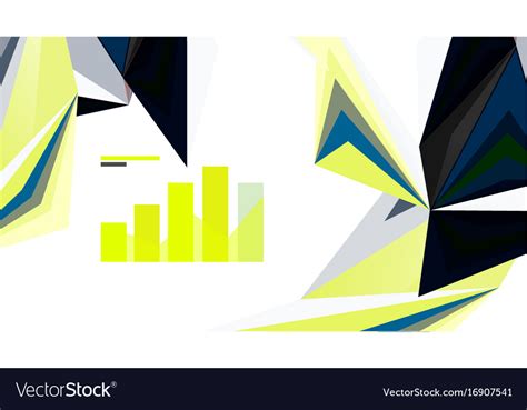 Modern triangle presentation template Royalty Free Vector