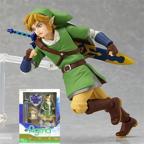 Anime Legend of Zelda Figures boxed 14cm Skyward Sword Action Link Zelda PVC brinquedos ...