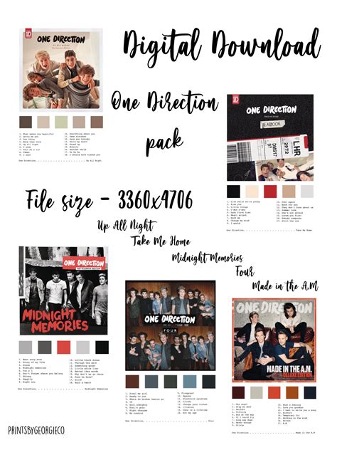 One Direction Albums | Etsy