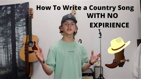 How To Write a Country Song!!! - YouTube