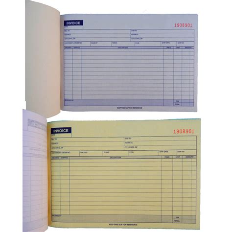 Carbonless Invoice Receipt Record Book 2 Part 50 Sets Duplicate Receip — AllTopBargains