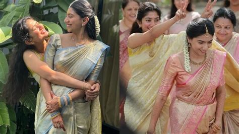 Sai Pallavi dances her heart out at sister Pooja Kannan’s engagement. Watch - Hindustan Times