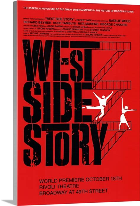 West Side Story (Broadway) (1957) Wall Art, Canvas Prints, Framed ...