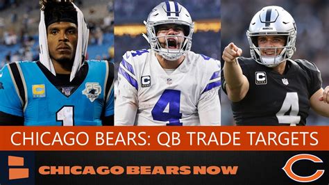 Bears Trade Rumors: Top 6 QBs Chicago Could Trade For This Offseason Feat. Derek Carr & Dak ...