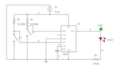 Bistable 555 Timer - Multisim Live