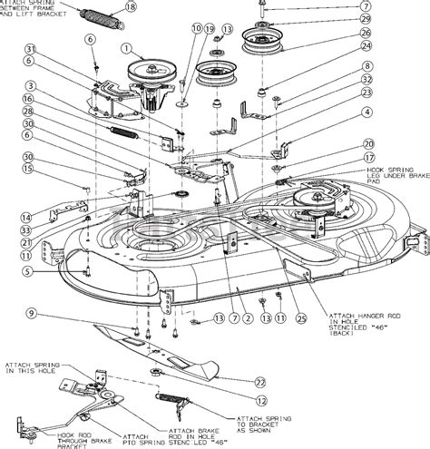 Cub Cadet Riding Mower Deck Diagrams | Images and Photos finder