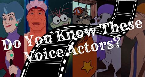 Do You Recognize These Disney Voice Actors?