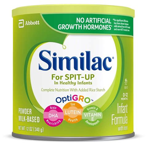 Similac For Spit-Up Infant Formula Powder / 12 oz can / Case of 6