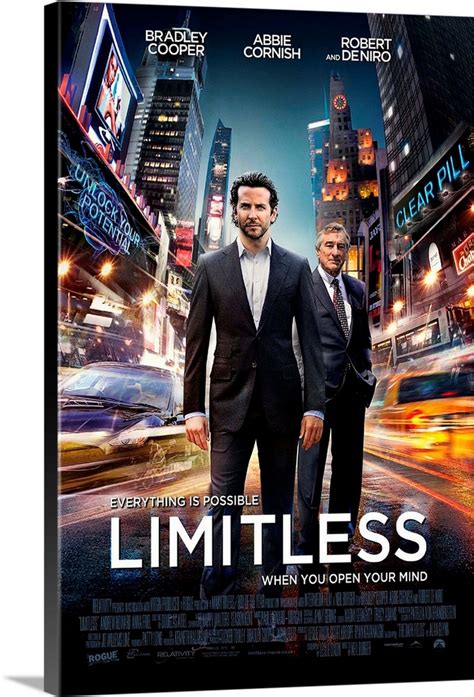 Limitless - Movie Poster - UK Wall Art, Canvas Prints, Framed Prints ...