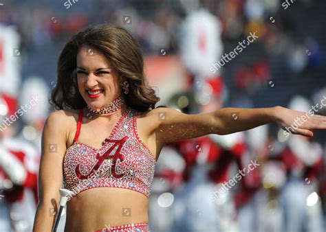 Alabama Crimson Tide Dance Team Performs Editorial Stock Photo - Stock Image | Shutterstock