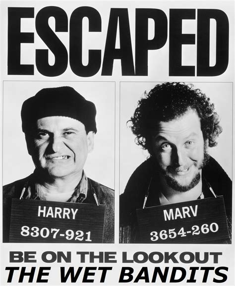 1990 Home Alone Wet Bandits Wanted Poster Prop/replica Harry - Etsy