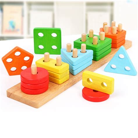 Wooden Educational Preschool Toddler Toys for 1 2 3 4-5 Year Old - Walmart.com - Walmart.com