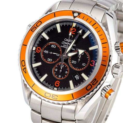 Orange Crush: OMEGA Seamaster Planet Ocean 600M Chronograph - Bob's Watches