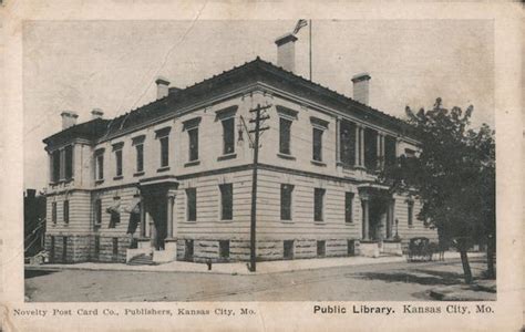 Public Library Kansas City, MO Postcard