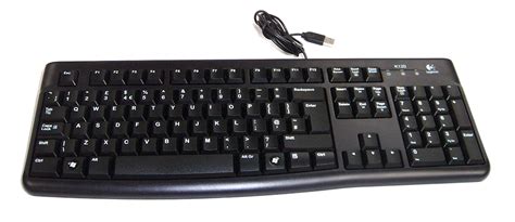 New Logitech 820-003030 K120 UK Layout USB Keyboard- Black | eBay