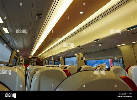 on board cross country train in the uk Stock Photo - Alamy