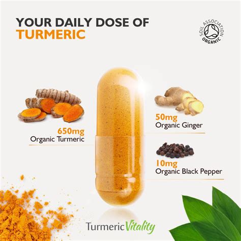 Organic Turmeric Capsules | Turmeric Capsules with Black Pepper - Turmeric Vitality UK