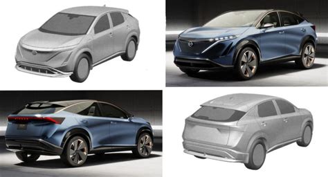 Nissan’s Ariya Concept Appears Ready For Production As New Patent Photos Surface | Carscoops