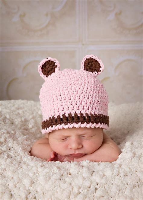 Newborn baby beanie owl teddy ears 100% cotton girl knitted boy hat photo prop | eBay