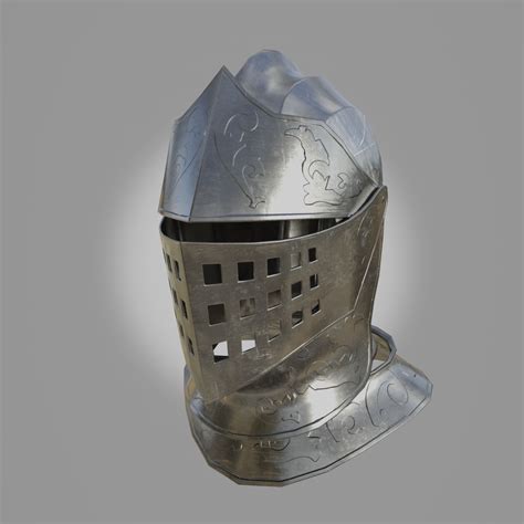 Knight helmet 3D model - TurboSquid 1472019