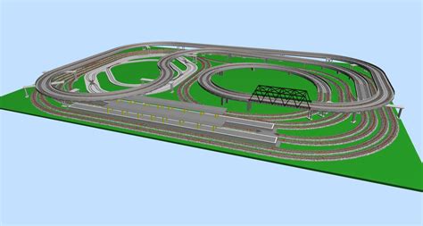 Kato N-scale 1720x1270mm on Two Levels – Layout | SCARM – The Railway Modeller's Blog