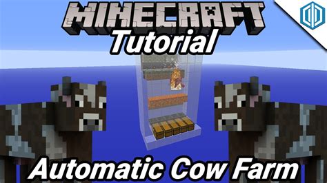 Automatic Cow Farm (Minecraft Factions Tutorial) - YouTube