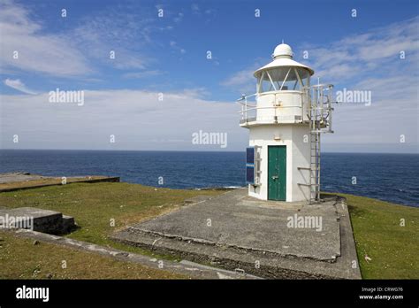 Lighthouse at Waternish Point, Isle of Skye Stock Photo - Alamy