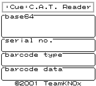 CueCat Reader GB - GameBrew