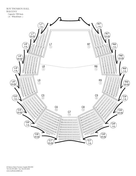 Roy Thomson Hall Floor Plan | Viewfloor.co