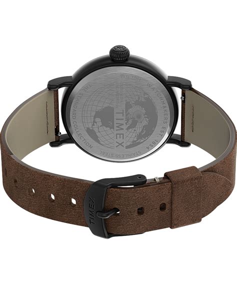 Standard 40mm Leather Strap Watch - Timex US