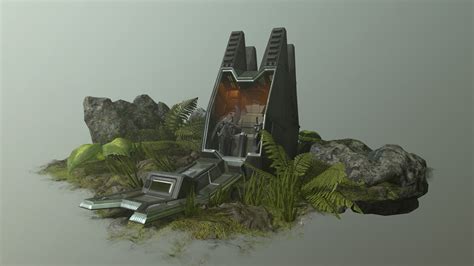 ArtStation - ODST Drop Pod Landing