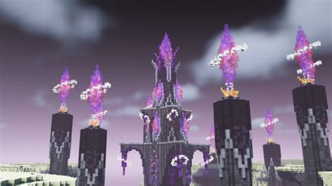 End Crystal Tower Minecraft Map