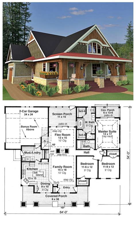 Traditional Craftsman Floor Plans - Image to u