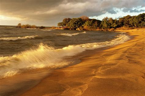 Beach On Lake Malawi by Ariadne Van Zandbergen