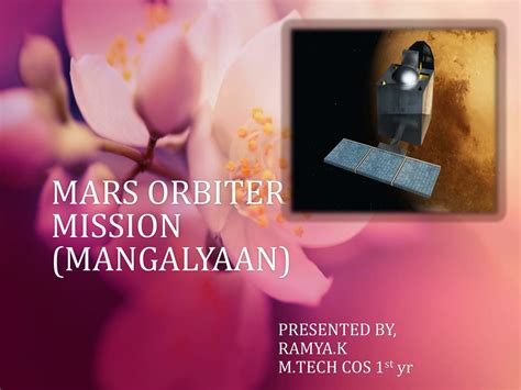 PPT - MARS ORBITER MISSION (MANGALYAAN) PowerPoint Presentation, free ...