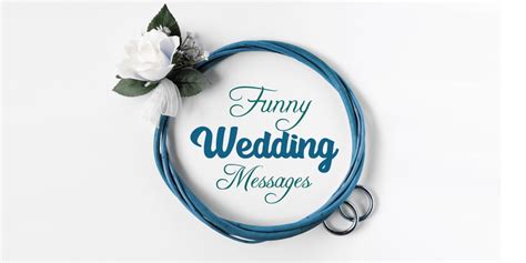 70+ Funny Wedding Wishes and Messages