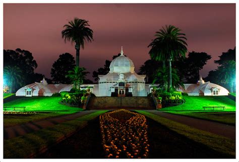 conservatory of flowers at night | Strange colors come out a… | Flickr