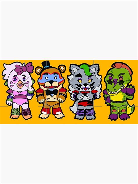 "FNAF Security Breach Cute Glamrock Animatronics " Poster for Sale by ...